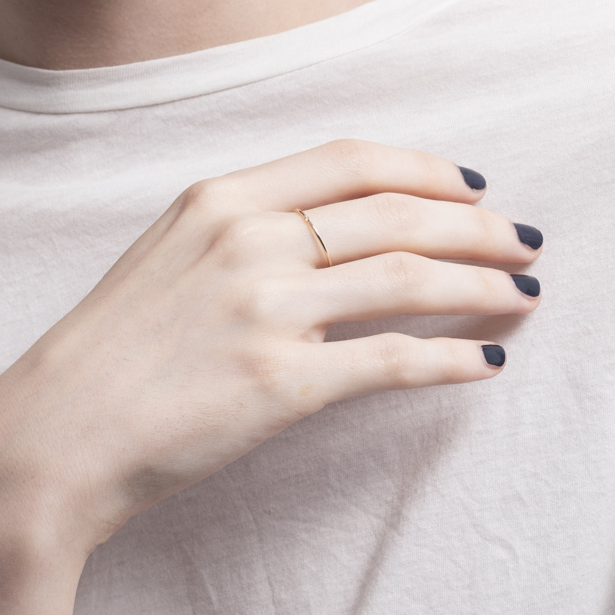 ALL ABOUT BASICS モスキート ダイヤモンド リング
