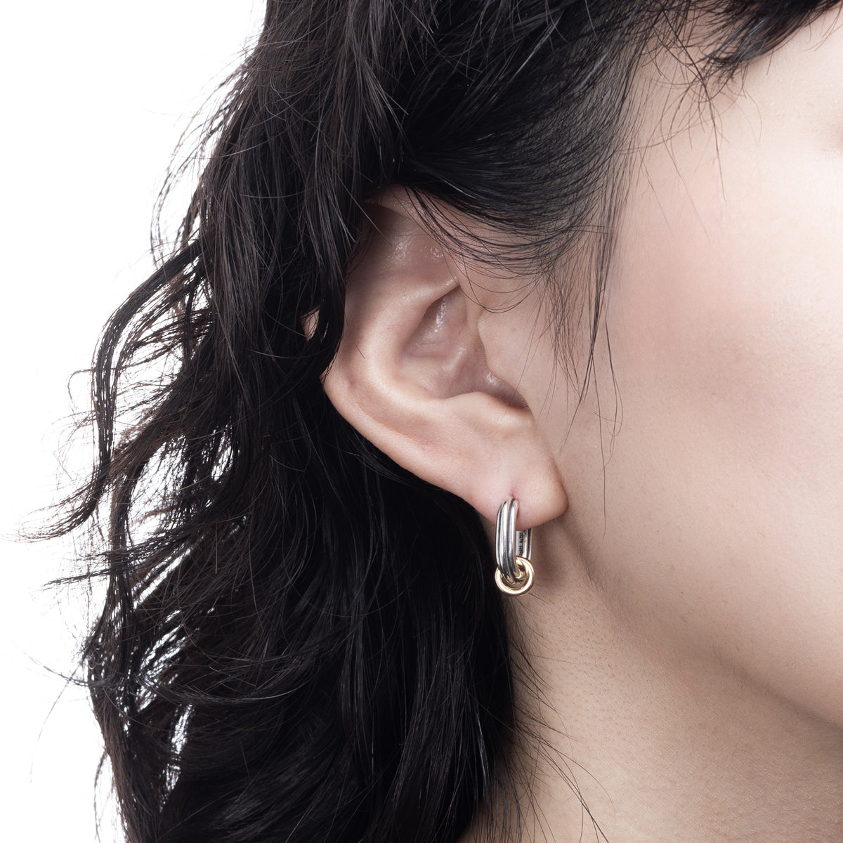 DUNE オブロング フープ ピアス