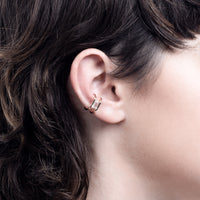 BIRD OF PARADISE ホワイトトパーズ イヤーカフ