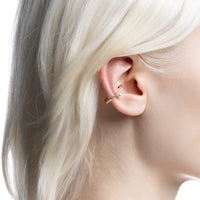 MANHATTAN ポリゴン ダイヤモンド パール イヤーカフ