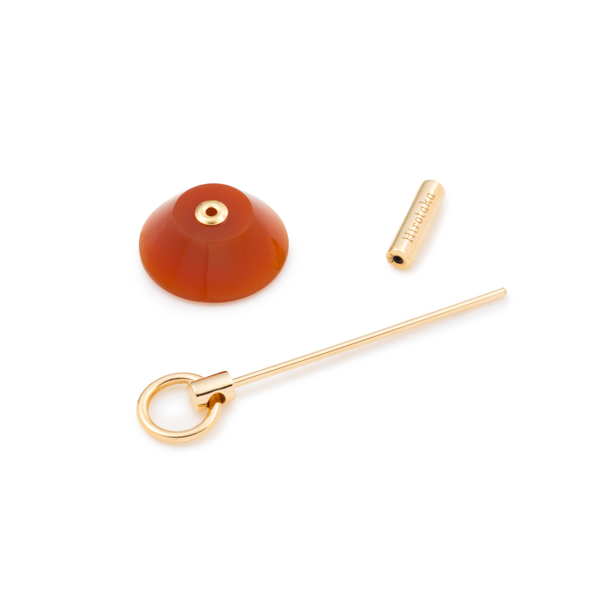 SPEAR ドアノッカー ピアス Mサイズ / カーネリアン