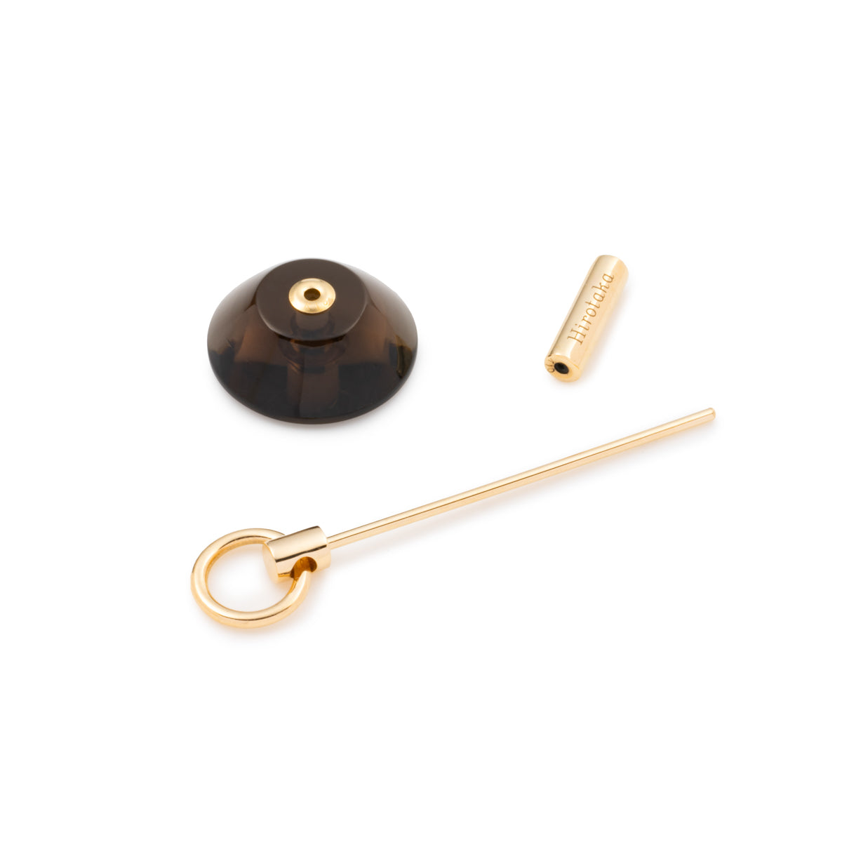 SPEAR ドアノッカー ピアス Mサイズ / スモーキークォーツ