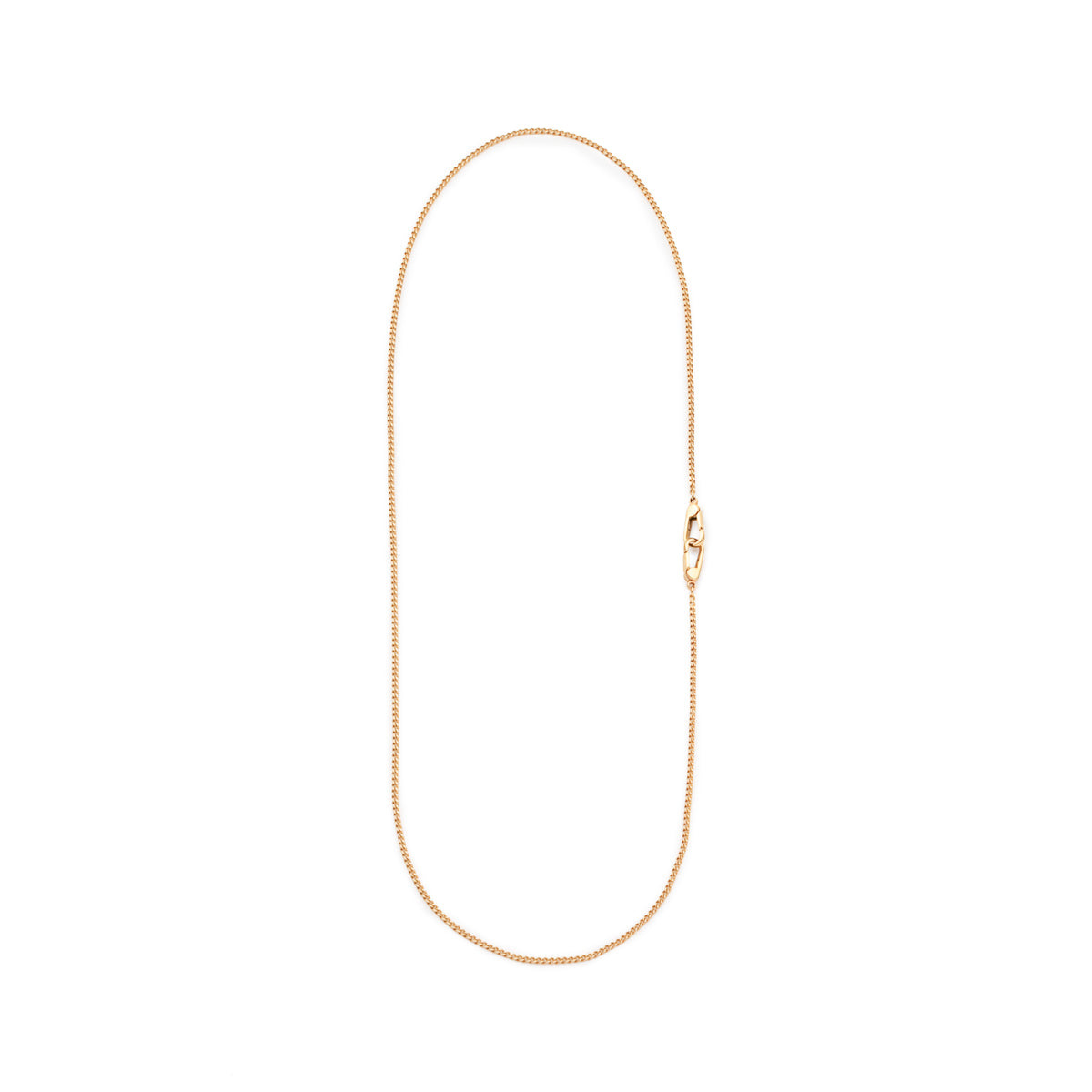 ALL ABOUT BASICS フラット リンク チェーン ネックレス