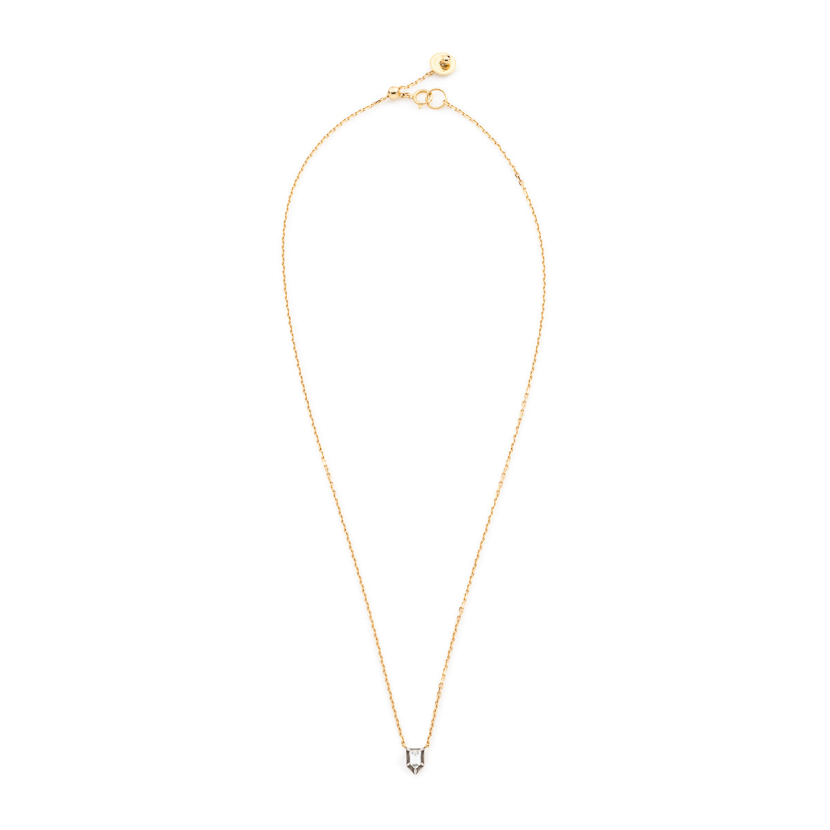 K18 ALL ABOUT BASICS モディファイド ファンシーカット ダイヤモンド ネックレス