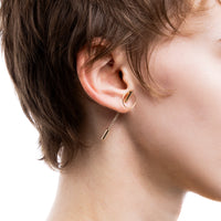 PUNCTURE バック スピア ダイヤモンド ピアス