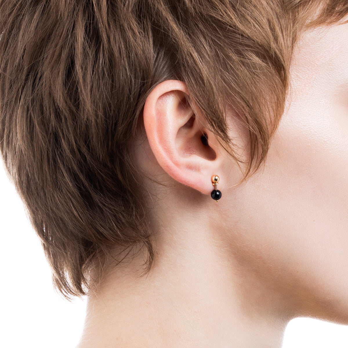 HONEY ANT オニキス ピアス