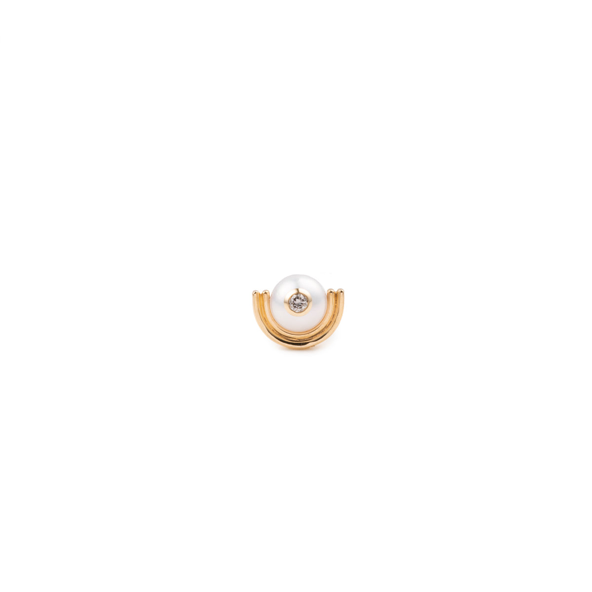 Beluga パール ダイヤモンド ピアス
