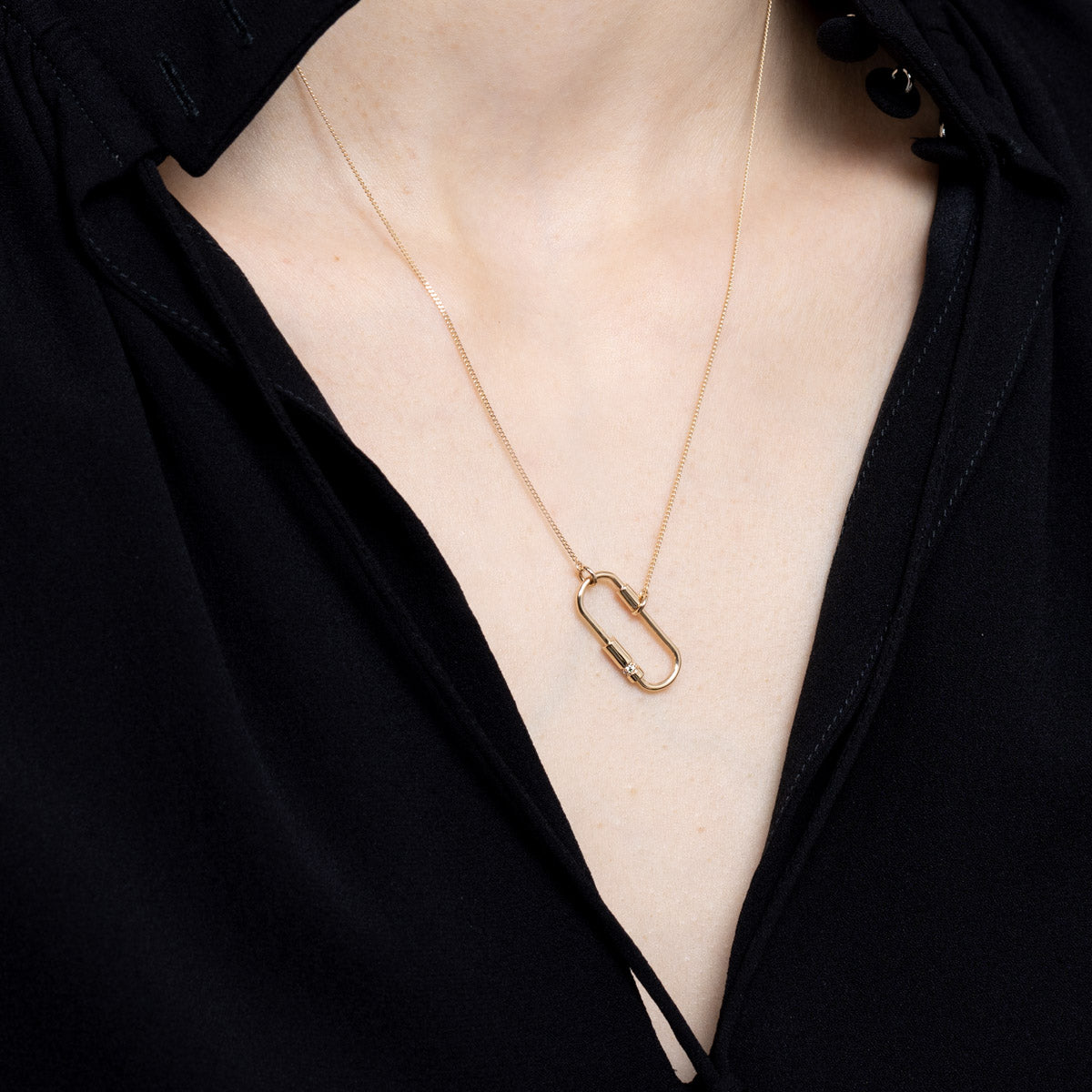 MIRÓ ダイヤモンド シリンダー ネックレス