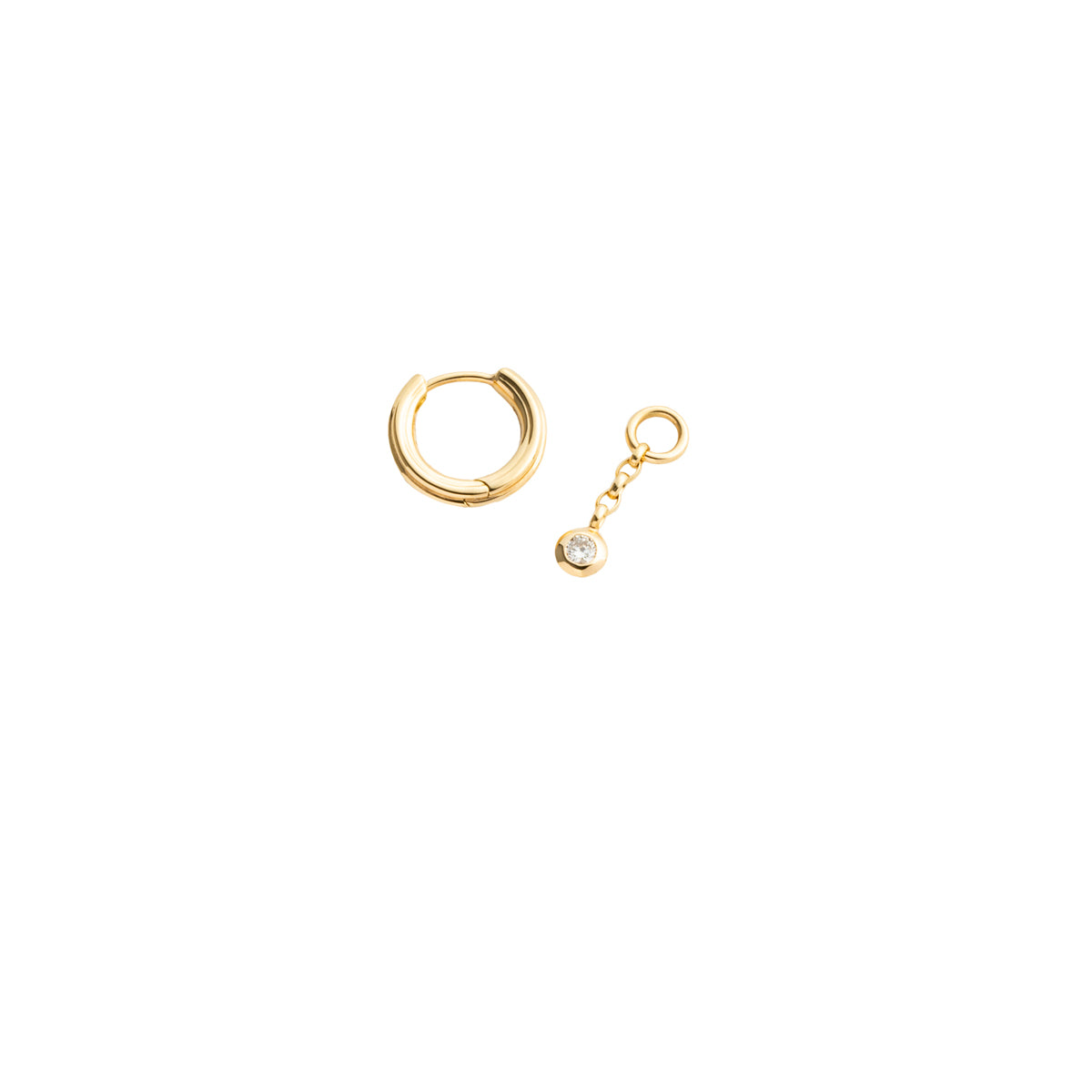【受注予約】Cascade ダイヤモンド チャーム ピアス