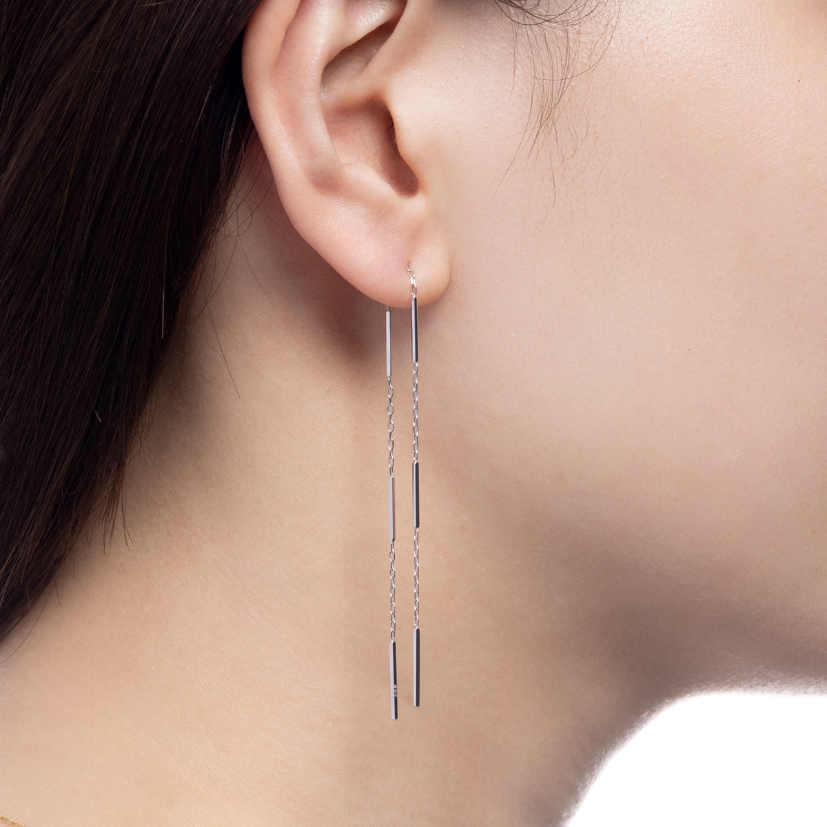 ALL ABOUT BASICS トグルチェーン ピアス
