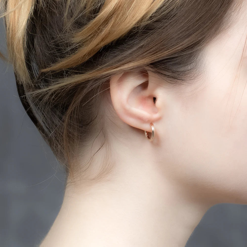 K18 DUNE ハギー ピアス Mサイズ