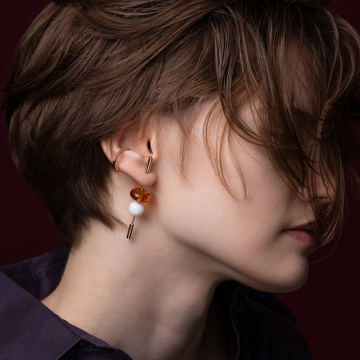 【Limited Edition】 AMBER SPEAR ピアス