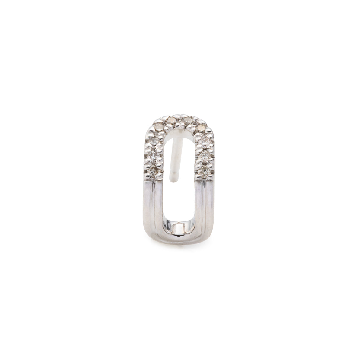 Beluga  オブロング ダイヤモンド ピアス