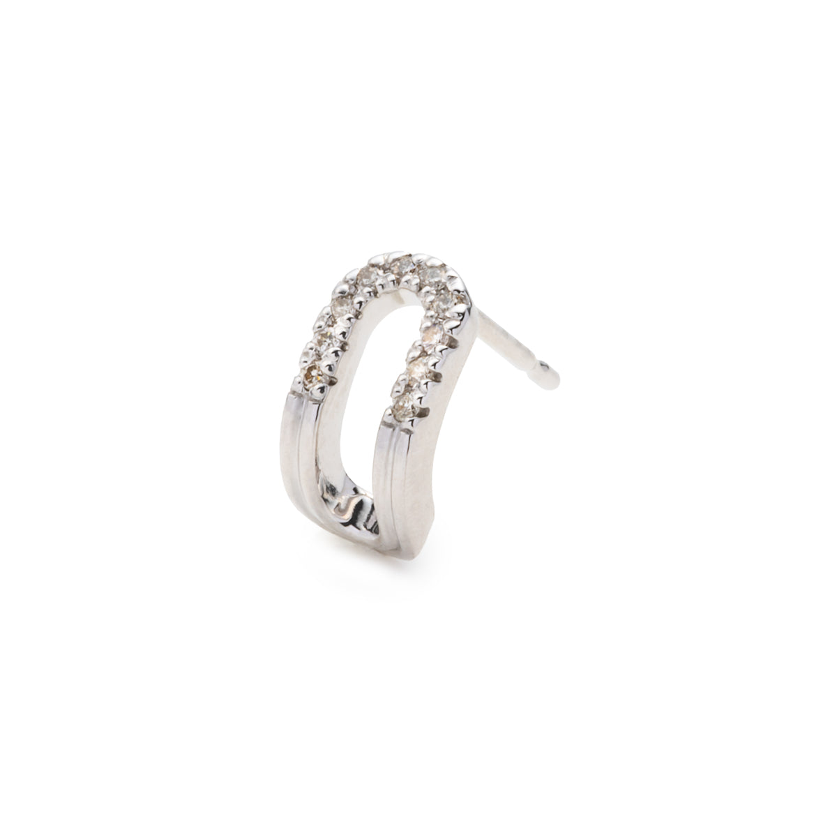 Beluga  オブロング ダイヤモンド ピアス