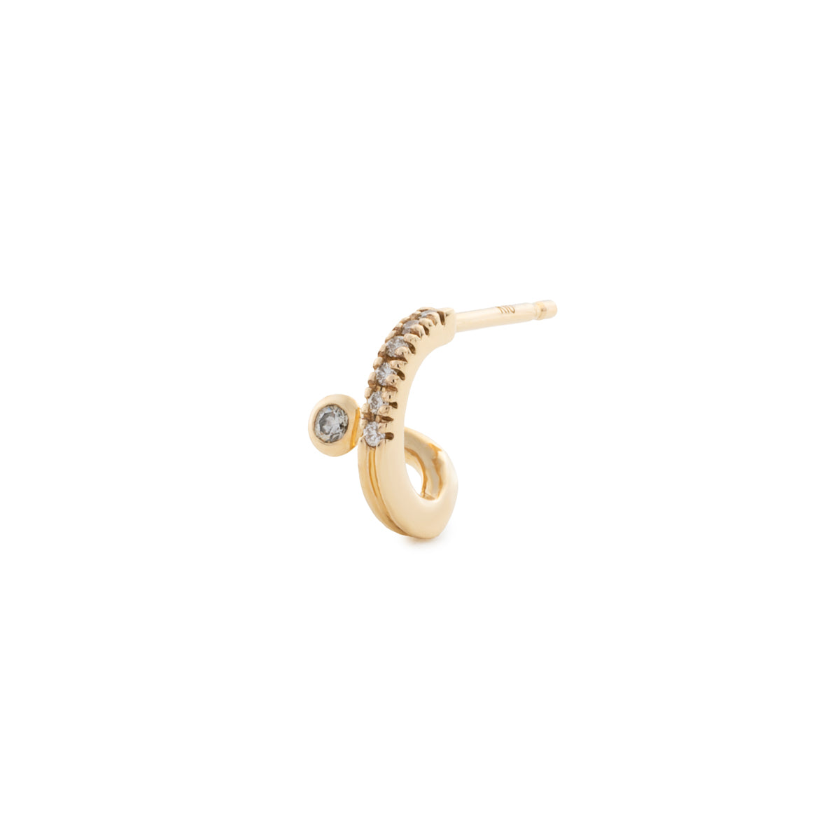 DROSERA ダイヤモンド ピアス 右耳用