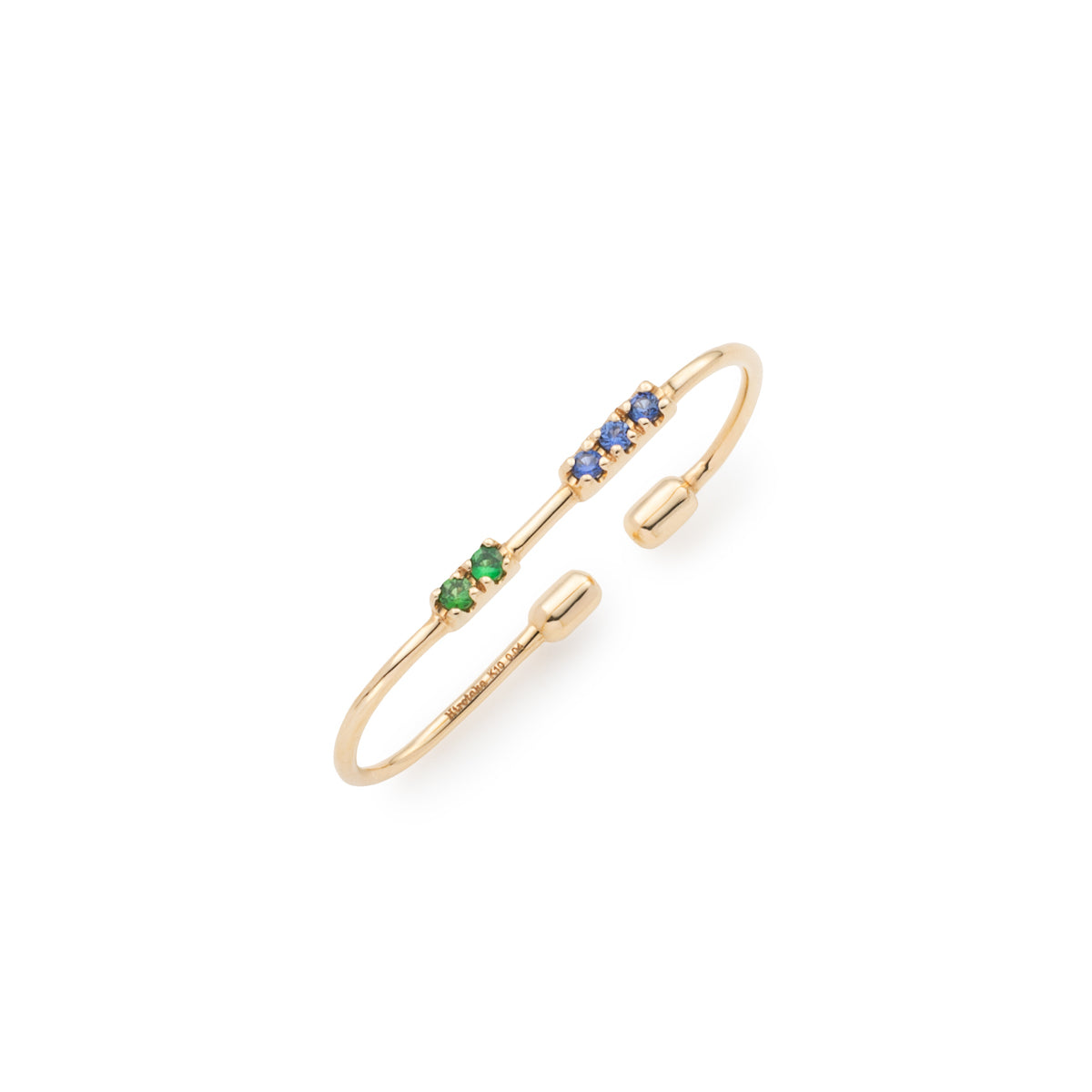 MIRÓ サファイア＆グリーンガーネット イヤーカフ Mサイズ