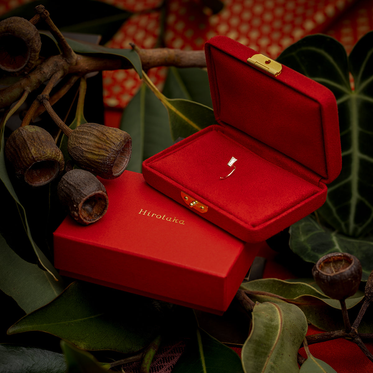 【HOLIDAY COFFRET】 L.a.brown ヒプノティック ラボグロウンダイヤモンド ミニアロー ピアス/TB