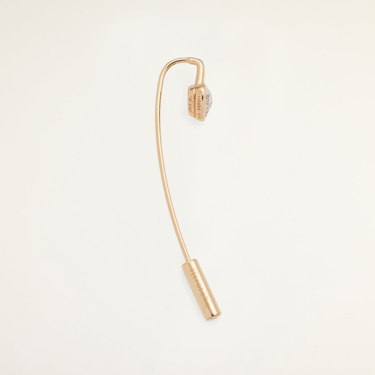 L.a.brown ヒプノティック ラボグロウンダイヤモンド フックアロー ピアス[HS］