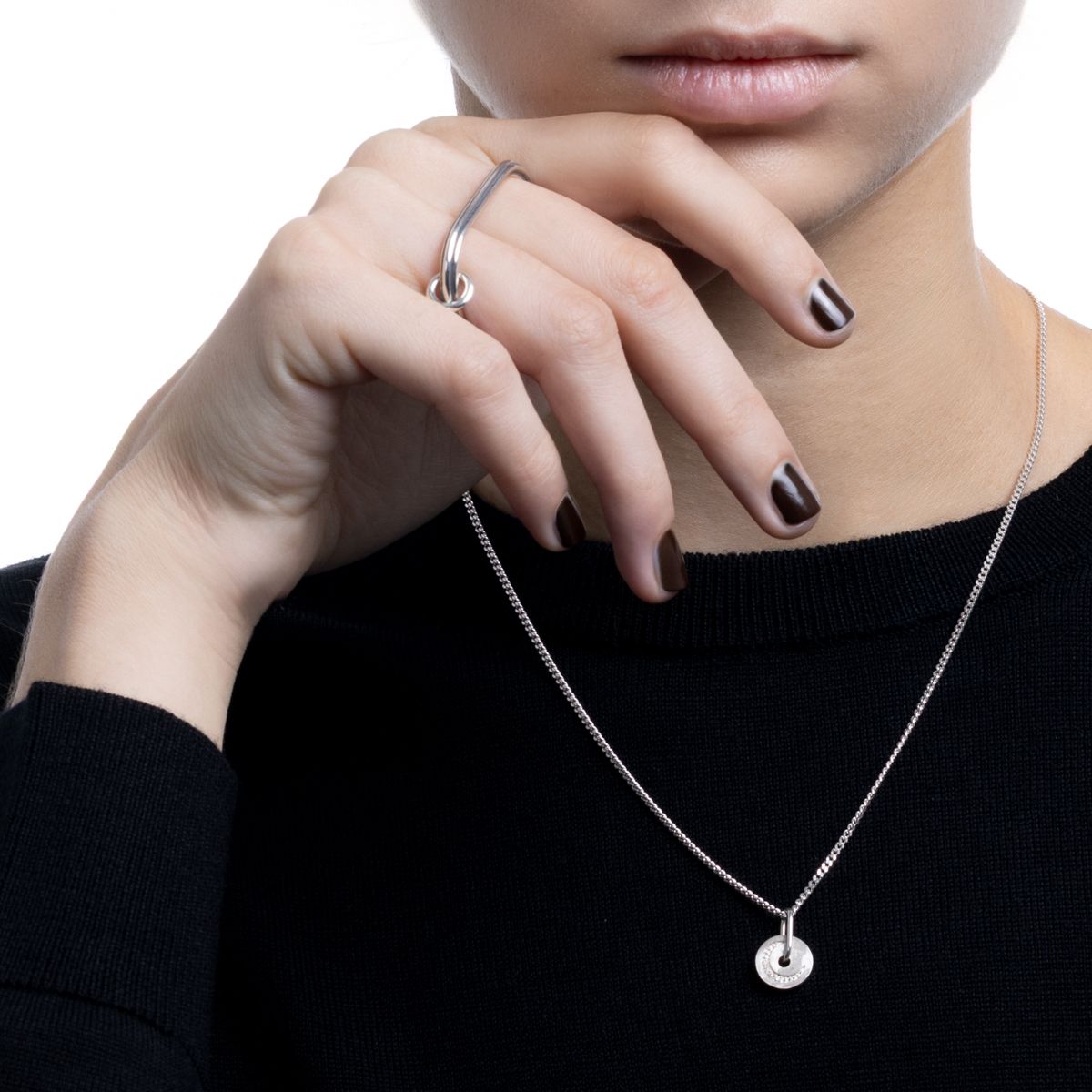 CELESTIALS〈THE MOON〉 ダイヤモンド ネックレス ミニ