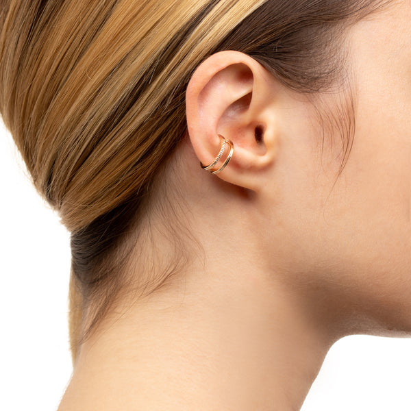 Gossamer オブロングダイヤモンド イヤーカフ – Hirotaka Jewelry Gossamer オブロングダイヤモンド イヤーカフ – Hirotaka Jewelry