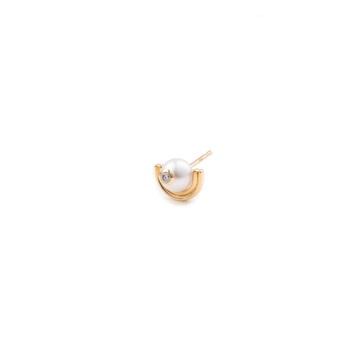 Beluga パール ダイヤモンド ピアス
