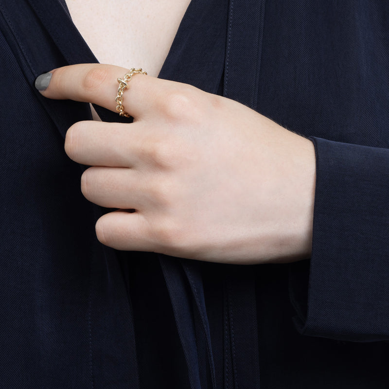 K18 All About Basics チェーン リング Lサイズ – Hirotaka Jewelry ...