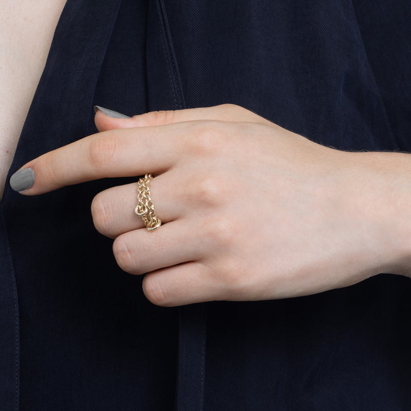 K18 All About Basics チェーン リング Lサイズ – Hirotaka Jewelry ...