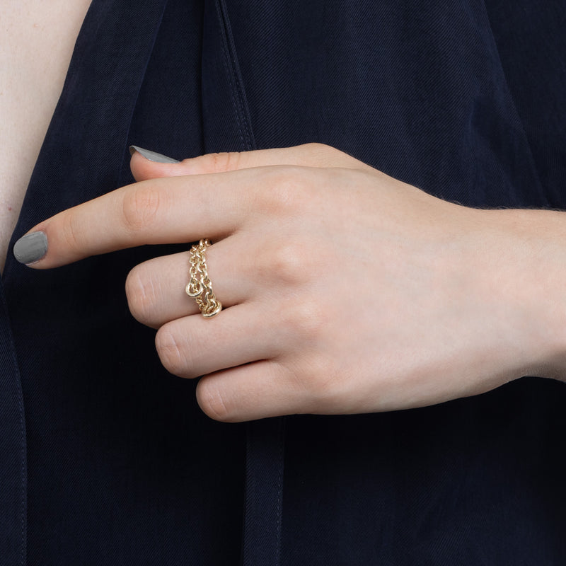 K18 All About Basics チェーン リング Mサイズ – Hirotaka Jewelry 